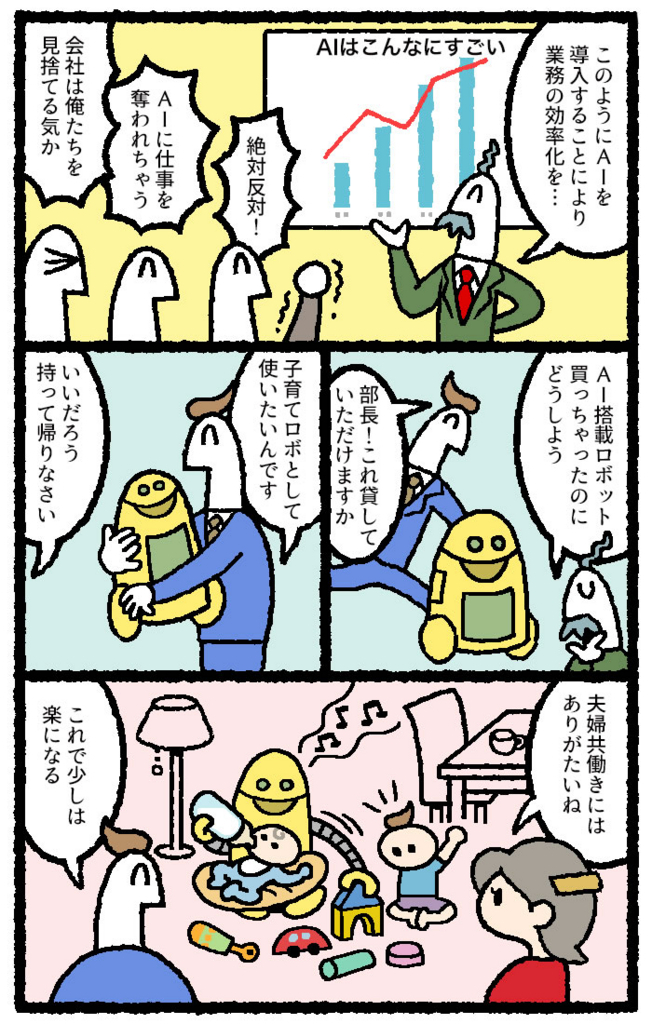マンガ 人工知能 Ai に 奪われる のは仕事 子育て リクナビnextジャーナル マンガ 人工知能 Ai に 奪われる のは仕事 子育て リクナビnextジャーナル