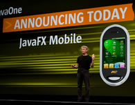 JavaOne2007ではGUI作成スクリプト言語「Java FX」のモバイル仕様が発表され、携帯デバイスでのJava活用のさらなる広がりを感じさせた。